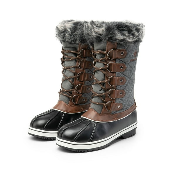 Women's Waterproof Mid-Calf Winter Outdoor Snow Boots