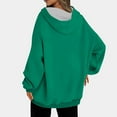 thumbnail image 4 of Cmfcve Women's Fashion Hoodies & Sweatshirts Casual Solid Color Long Sleeve Hooded Sweatshirt Crew neck Pullover Fall Workout Top Blouse with Pocket, 4 of 6