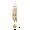 Gold, variant on Wind Chime - 36in Basic Design - Silver Tube