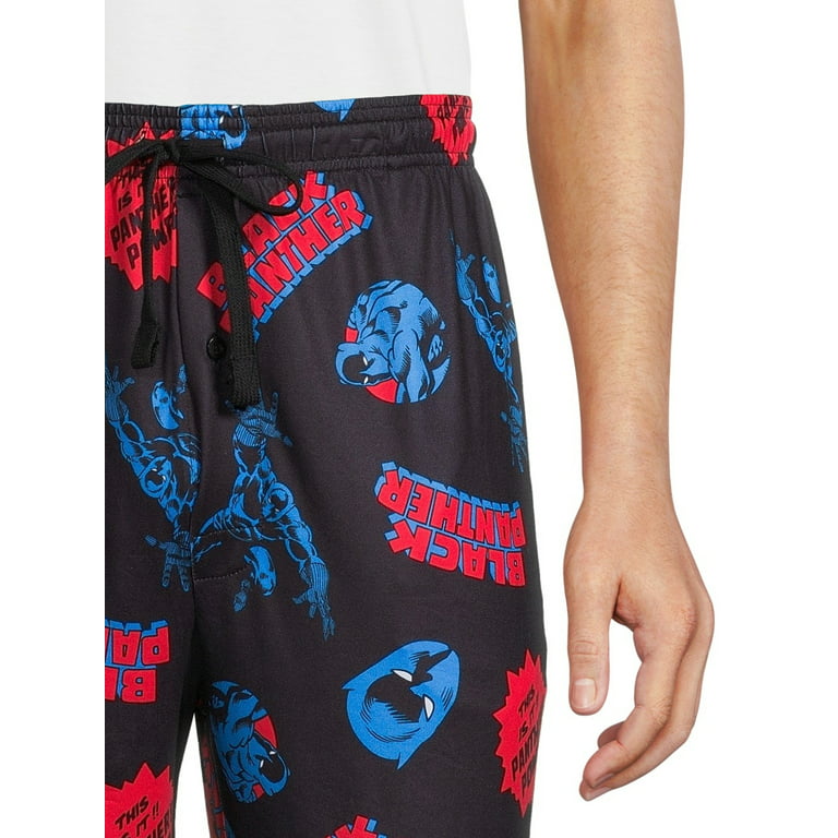 Marvel Comics Men's Black Panther Sleep Pants, Size S-2XL - Walmart.com