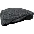 thumbnail image 4 of HSHDLDF Men's Classic Herringbone Tweed Wool Blend Newsboy Ivy Hat, 4 of 6