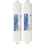 APEC FILTER-SET-QUICK Double Capacity Replacement Filter Set for Ultimate Series Reverse Osmosis Water Filter System RO-QUICK90 Stage 1-2