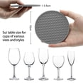 thumbnail image 2 of Hweilai Desk Protection Rubber Coaster with Holder, Non-Slip and Heat Resistant Coaster, 2 of 6