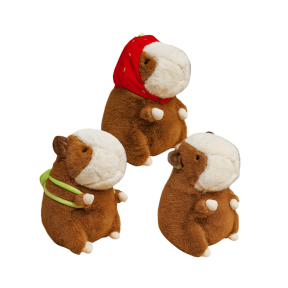 Funny Cuddly Guinea Pig Plush Toy Children Present Super Soft Stuffed Animal Doll-10inches