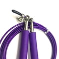 thumbnail image 2 of Speed Skipping Wire Rope Indoor Outdoor Jumping wire rope Rope Weight Loss Exercise Home Gym Workout Tool, Purple, 2 of 9