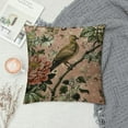 thumbnail image 2 of Orinice  Blush Cushion Cover Chinoiserie Pillow Animal Vintage Bird Flower Asian Throw Pillow Covers Double Side Farmhouse Accent Home Decorative Toss for Living Room Sofa White Linen  White, 2 of 5