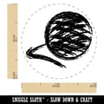 thumbnail image 2 of Ball of Yarn Sketch Crochet Knit Self-Inking Rubber Stamp Ink Stamper - Black Ink - Mini 1/2 Inch, 2 of 7