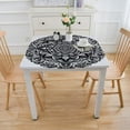 thumbnail image 3 of nygtbtfer Mandala Flower Square Washable Table Cloth Stain Resistant Tablecloth  Wrinkle Free Spill Proof Decorative Fabric Table Cover for Wedding Dining Party, 3 of 7