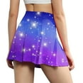 thumbnail image 4 of Active Tennis Skirts for Women with Pockets High Waisted Stretchy Athletic Skorts Skirts for Running Golf Workout, 4 of 7
