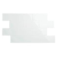 thumbnail image 1 of Giorbello Glass Subway Backsplash Tile, 3 x 6, Bright White, 1 of 4