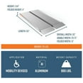 thumbnail image 3 of EZ-ACCESS SUITCASE 5’ x 30" Singlefold Ramp for Scooters & Wheelchairs, 3 of 7