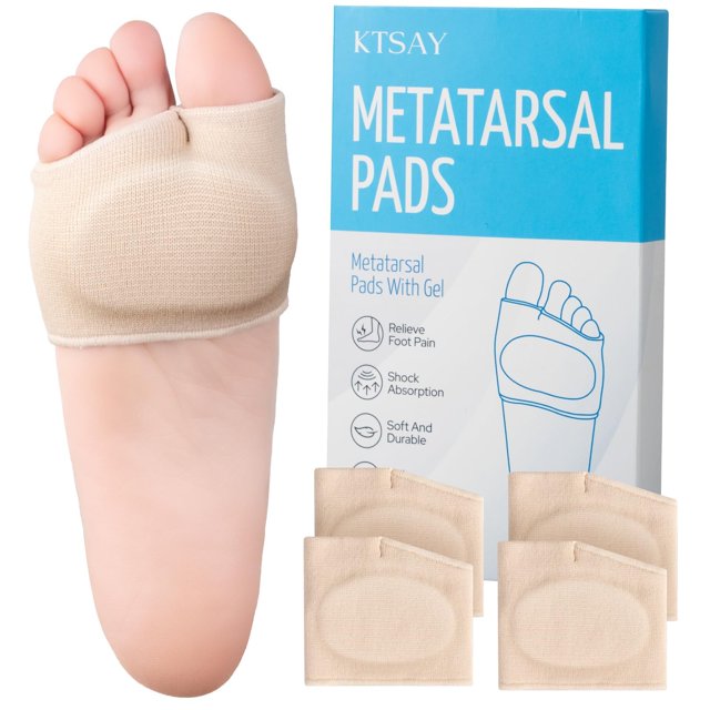 Almohadillas metatarsales KTSAY con soporte de gel para aliviar el dolor de pies