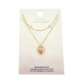 thumbnail image 2 of Believe by Brilliance Crystal and Cubic Zirconia Heart Shaker Necklaces in 14KT Gold Flash Plated, 2 of 7