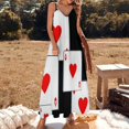 thumbnail image 3 of Hearts Playing Card Sleeveless Dress Dresses Women Summer Women's Summer Clothing, 3 of 9