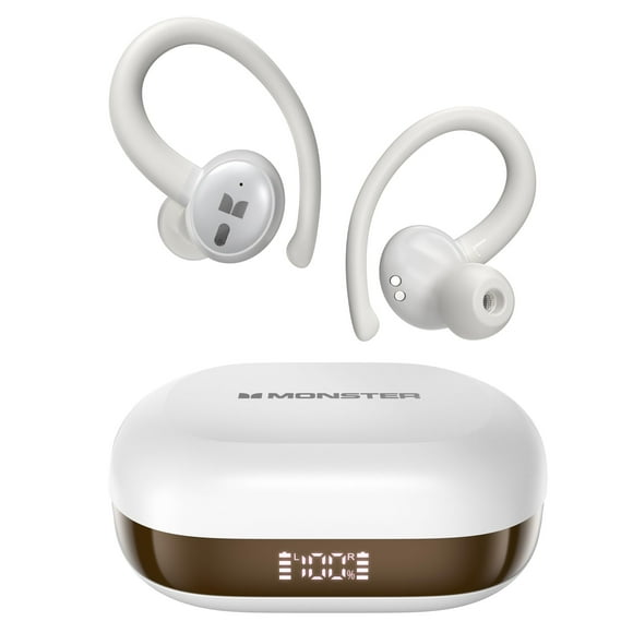 Auriculares inalámbricos Monster N-Lite 216 con ganchos para oreja IPX6 Blanco