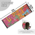 thumbnail image 5 of Yayeee Runner Rug for Bedroom 2'x6' Machine Washable Hallway Non Slip Mat, Art City, 5 of 8