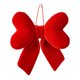 thumbnail image 1 of Adorno navideño colgante con lazo rojo para árbol de Navidad, ideal para escaleras. 22 cm x 20 cm, 1 of 9