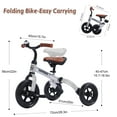 thumbnail image 4 of 3in 1 Tricycle for Toddlers Age 2-5 Years Old Boys Girls with Detachable Pedal And Training Wheels, Baby Balance Bike Trikes Riding Toys, Ride-on Bike Toys Bike Birthday Gift for Outdoor And Indoor, 4 of 12