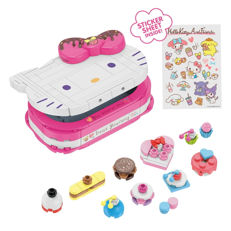 Brickcraft Hello Kitty Dessert Box Building Kit, 184 pcs, Sanrio