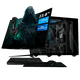 thumbnail image 1 of Computadora Escritorio Completa Xtreme PC Gaming Intel Core i5 12400 16GB SSD 500GB Monitor Curvo 23.8 100Hz WIFI Black juegos casuales, trabajo y estudio, 1 of 6