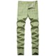 thumbnail image 2 of Pantalones largos a rayas para hombre, pantalones de traje ajustados y elásticos, pantalones casuales, pantalones para hombre, 2 of 8