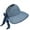 Navy, variant on Aoochasliy Hats and Gloves Clearance Summer Women Fold Trendy Bow-Knot Grass Weave Sunshade Hat Hat Outdoor Hat