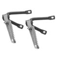 thumbnail image 1 of Motorcycle Rear Footrest Foot Pegs 2pcs Foot Pegs Motorcycle Folding Pedals, 1 of 5