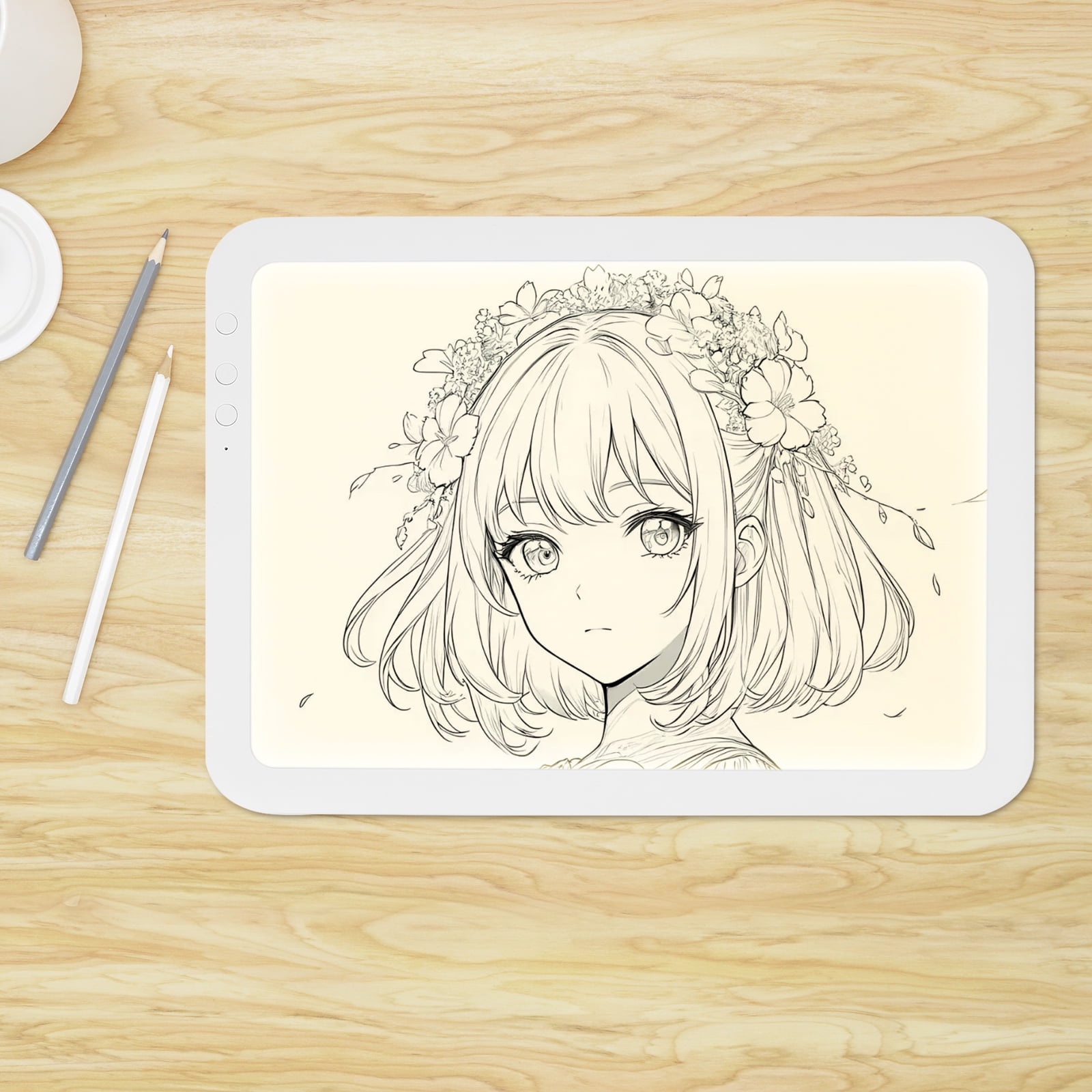 Rechargeable A4 LED Light Pad, Light Box for Tracing, Powered by 3500mAh Lithium Battery 6 Levels of Brightness, Type-c Cable, Light Board/Box for Tracing, Diamond Painting, Sketching & Drawing