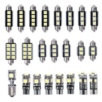 Molaner 23 PCS LED Bulbs Light Car Kit Set T10 60-130lm Dome Light Bulb LED Car Bulb Kit Replacement Bulbs for Door Courtesy License Light