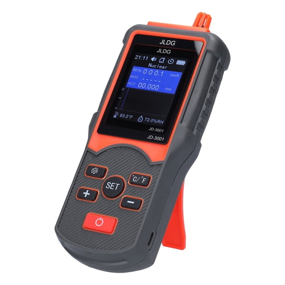 Riwcyla JD,3001 Multifunctional Geiger Counter and Electromagnetic Radiation and Humidity Measurement Device with Data Export Function
