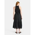 thumbnail image 2 of Time and Tru Women's Sleeveless Tiered Midi Dress, Sizes XS-XXXL, 2 of 4
