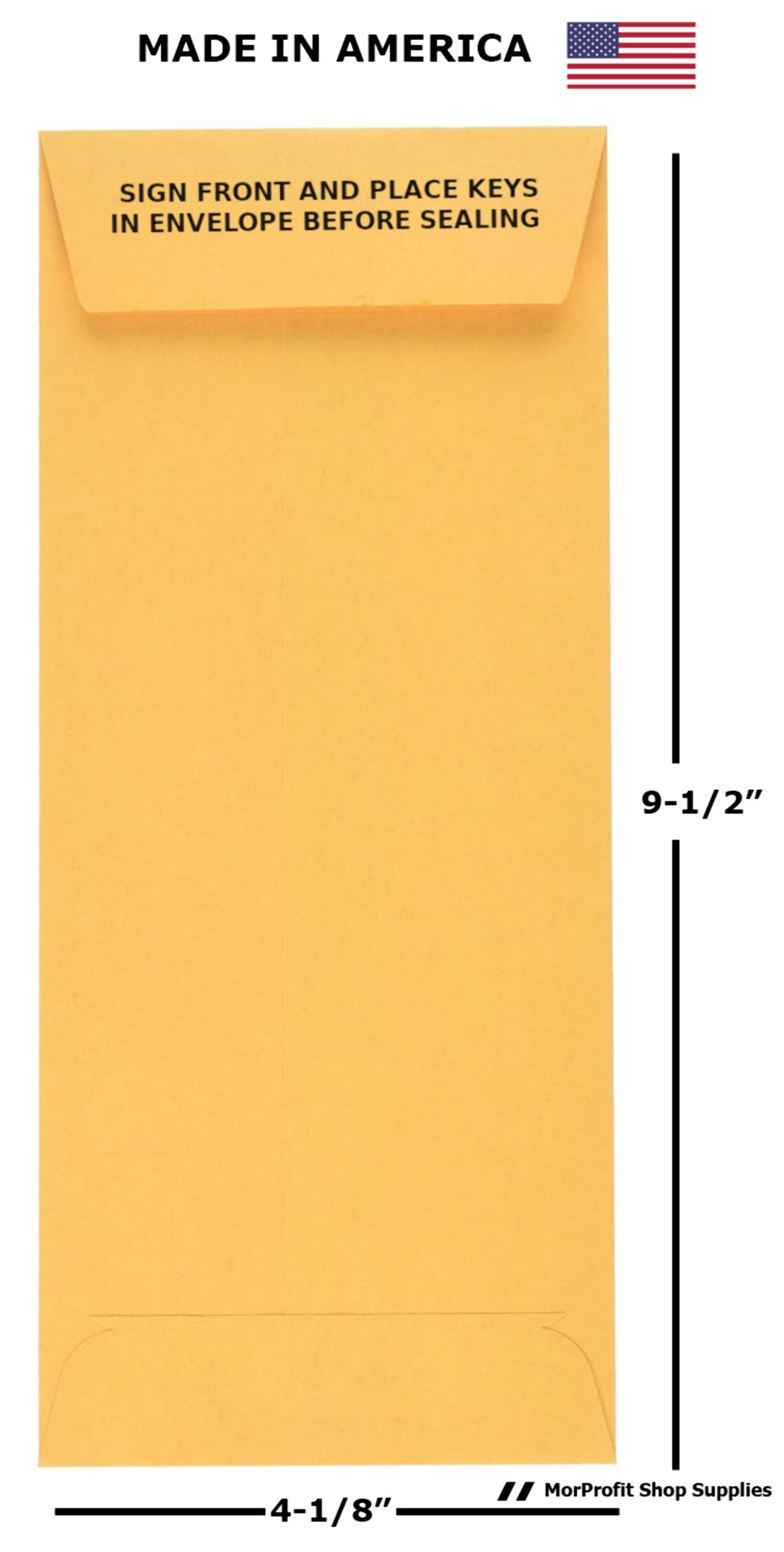 100 Night Drop Key Envelopes - Auto Repair Shops and Mechanics