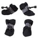 thumbnail image 5 of sweethay 4 Uds. De zapatos para mascotas, botas de lluvia impermeables para exteriores, accesorios para el cuidado de las patas de cachorros de negro 2 2Conjunto, 5 of 6