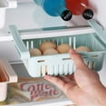 thumbnail image 4 of Retractable Drawer Type Refrigerator Storage Box Food Fresh-keeping Classified Organizer Container Basket, Fridge Shelf Holder Plastic Storage Bins, Fit for Fridge Shelf Under 0.5", 4 of 5