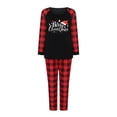 thumbnail image 1 of LSLJS Christmas Pajamas Pyjamas de Noël Assortis pour la Famille, Ensemble Assorti pour la Famille, Pyjamas de Noël pour la Famille, Ensemble Haut à Carreaux Rouges et Pantalons Longs, Ensembles de Vêtements de Nuit pour les Fêtes de Noël, 1 of 8