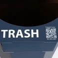 thumbnail image 3 of happimess Fleur 25-Gallon Traditional Classic Disposable Corrugated Cardboard Event Trash Can and Recycling Bin, Denim Blue (Set of 2), HPM1300H-SET2, 3 of 8