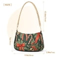 thumbnail image 3 of FORMRS Womens Shoulder Bag with Chain Strap Clutch Purse Cute Tote Handbag, Christmas Holly Bows, 3 of 7