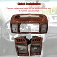 thumbnail image 5 of Air Vent Outlet For Toyota Camry 2003-2007, Air Conditioner Assembly OE: 55405-AA030-E0 83910-33060-Mahogany 3pcs, 5 of 5