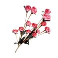 thumbnail image 4 of DALX 15 Stems Artificial Fake Rose Full Blooming Flowers Bouquet Home Office Decoration Country Style, 4 of 10