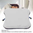 thumbnail image 3 of Almohada lumbar inflable, cojín Ajustable, parte inferior firme, Silla de Oficina, Soporte de Vije, 3 of 7