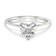 thumbnail image 3 of 1 Carat IGI Certified Heart Shape Lab Grown Diamond Engagement Ring | 14K White Gold | Shye Petal Solitaire Lab Diamond Ring | FG-VS1-VS2 Quality Friendly Diamonds, 3 of 4