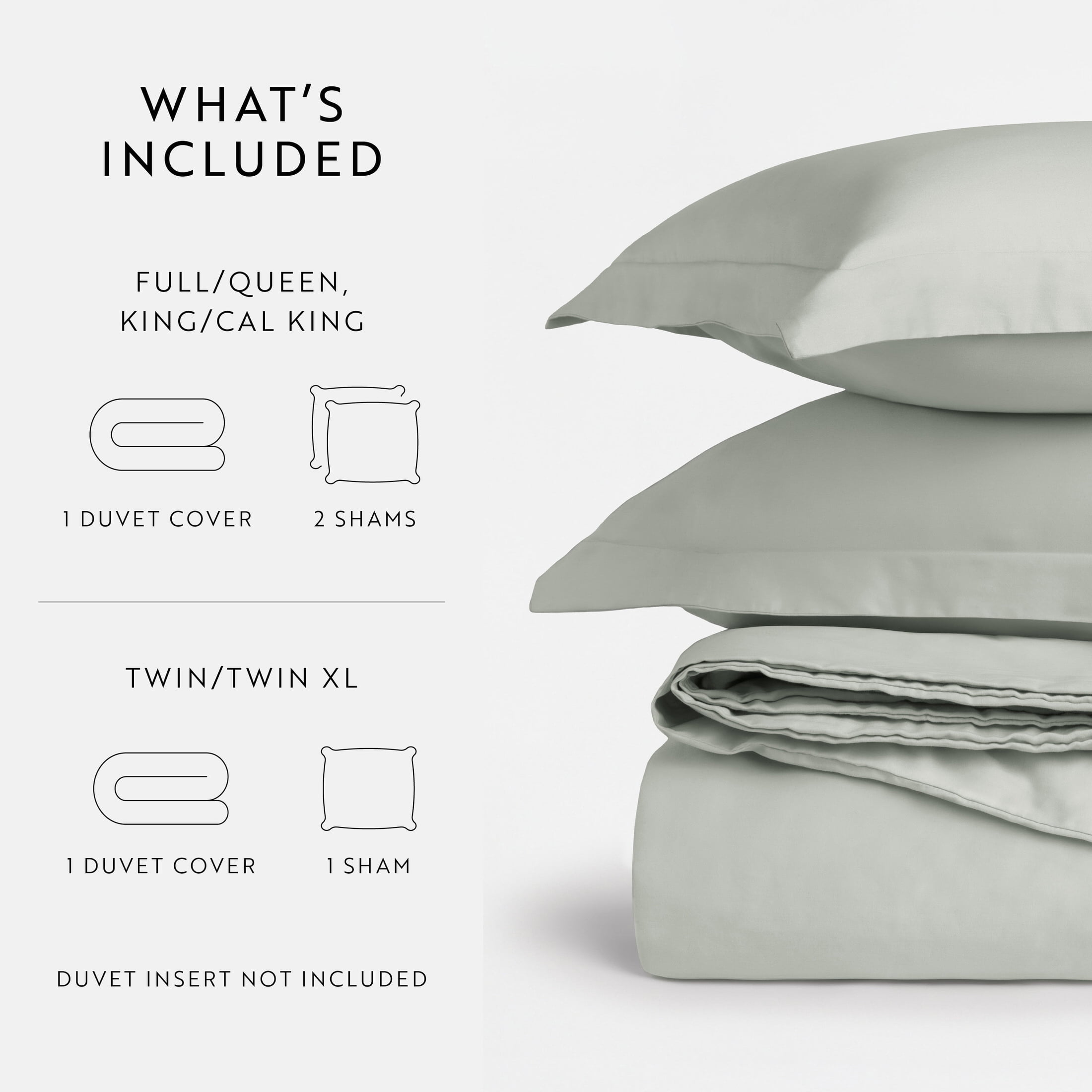 Sateen Long-Staple Vintage-Washed Duvet Cover Set by Comfort Canopy