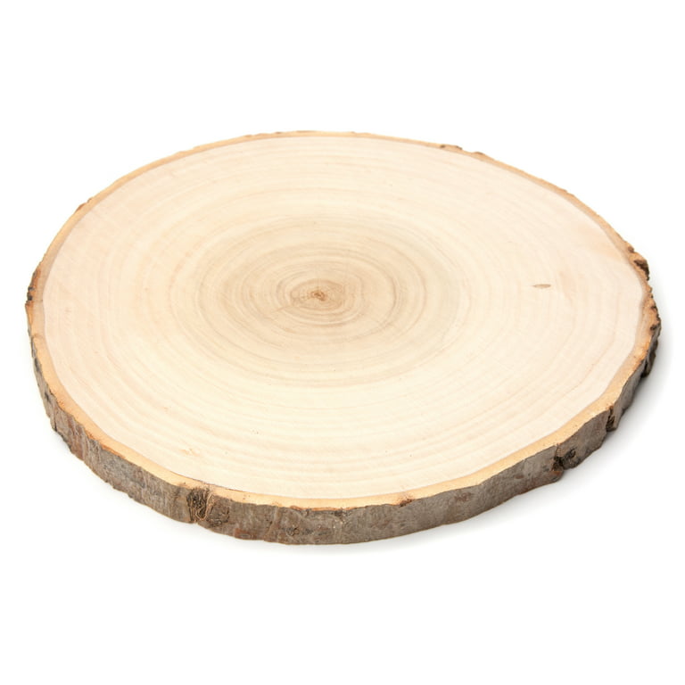 Wood Slices 10 Inches-11In 6 Pcs Wood Rounds Large Wood Slices for  Centerpieces Natural Wood Slab,Wood Pieces,Unfinished Wood Slices  forCrafts,Wood
