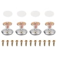 thumbnail image 1 of Unique Bargains Thread Furniture Leveling Feet, 4Pcs - Adjustable Self-adhesive Screw-in Raised Base for Tables Sofas (50 x 12 MM), 1 of 5