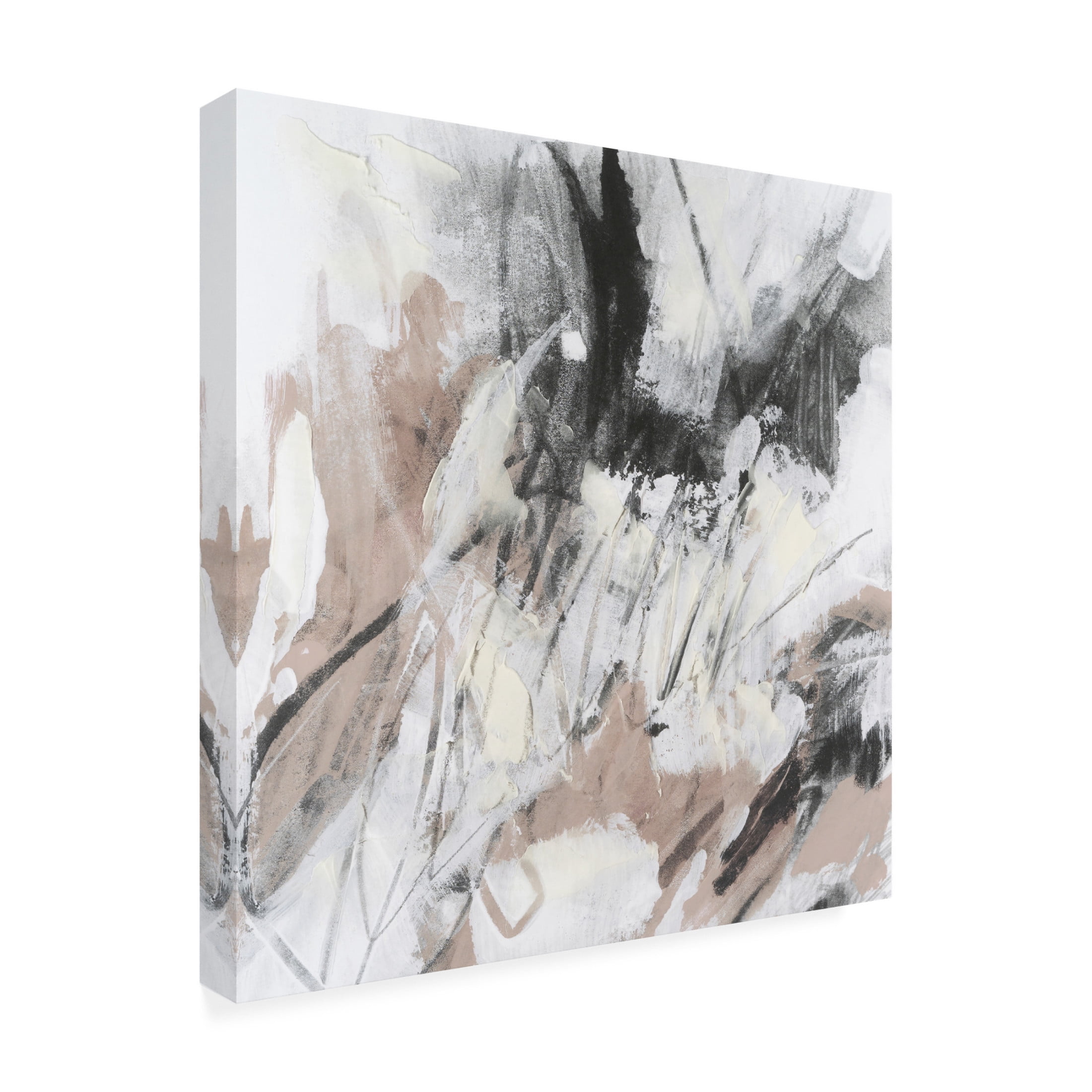 Trademark Fine Art June Erica Vess  Neutral Scribe III Canvas Wall Art