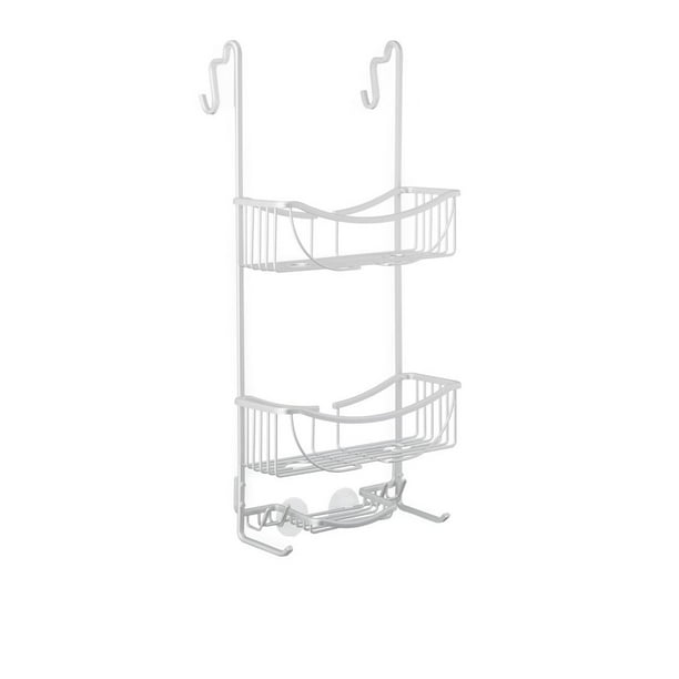 Better Living 3 Tier Over the Door Shower Organizer Caddy, Silver