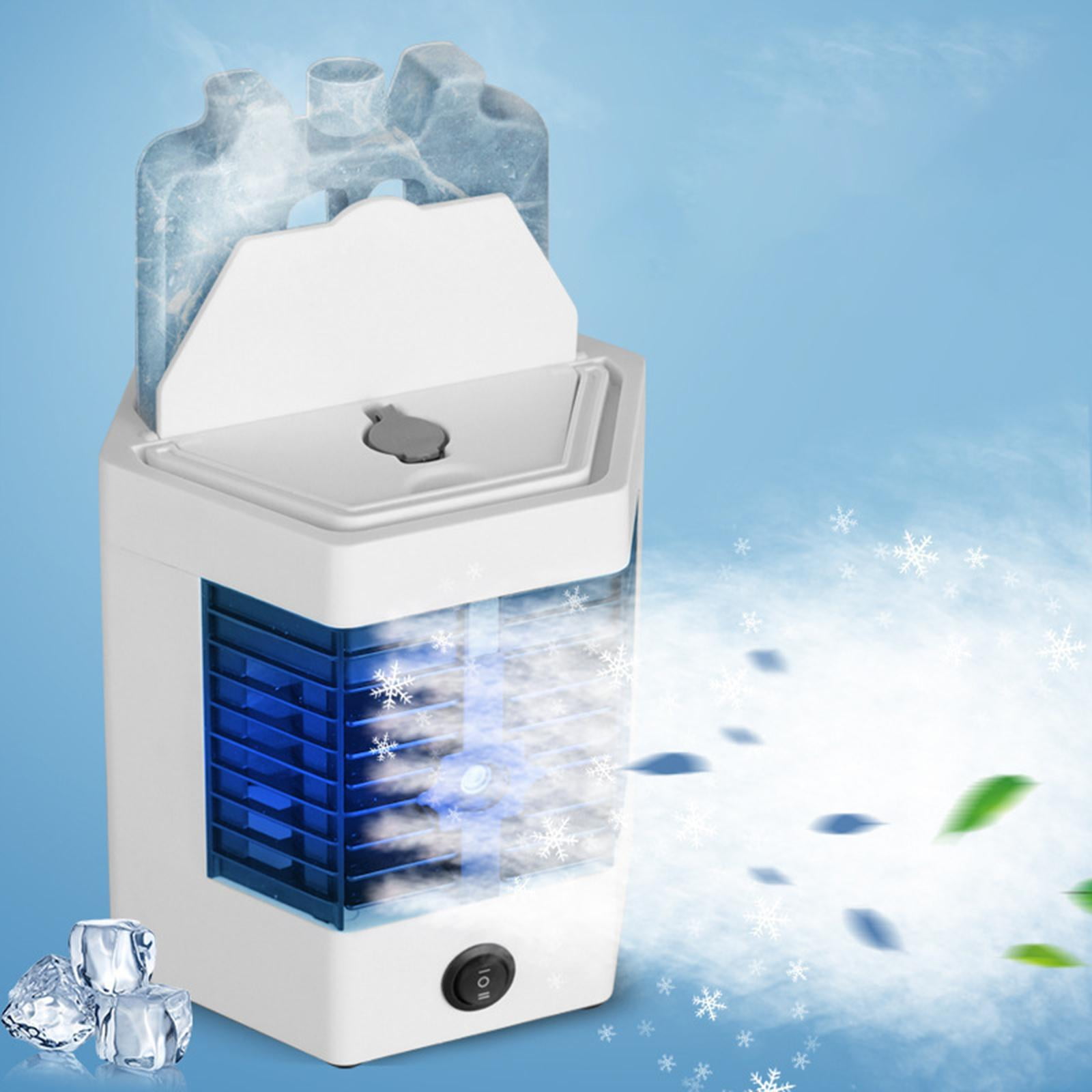 kowaku Portable Air Conditioner Evaporative Air Cooler Humidifier Small Air Cooling Fan Air Conditioning Fan for Bedroom Home Office 2 water container