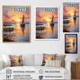 thumbnail image 4 of Designart "Ibizas Spain Sunset III" Spain Floater Framed Wall Decor, 4 of 7