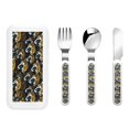 thumbnail image 4 of Juego de cuchillo tenedor y cuchara para niños del equipo JJ_Jaguars Adecuado para diversas ocasiones, como Navidad, Halloween, reuniones familiares, comidas de jardín de infantes, picnics al aire, 4 of 6
