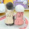 thumbnail image 5 of vnanda Cute Pet Cotton Coat Cozy Stylish Pet Cotton Coat with Bow Decoration Warm Waterproof Dog Clothing for Indoor Outdoor Wear Fleece Lined for Occasions, 5 of 8